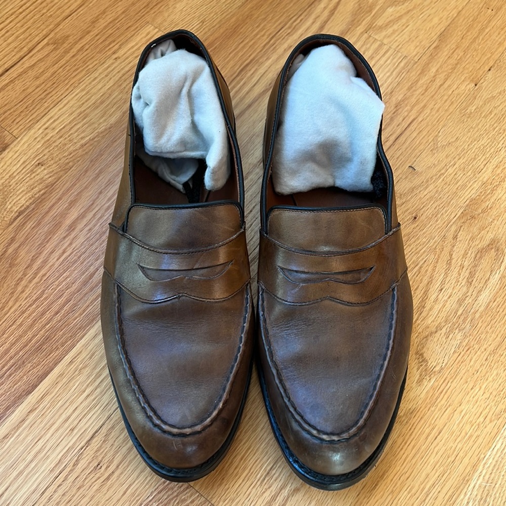 Allen Edmonds Randolph Brown Penny Loafers
